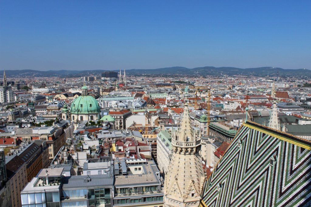 Stephansdom uitzicht Wenen