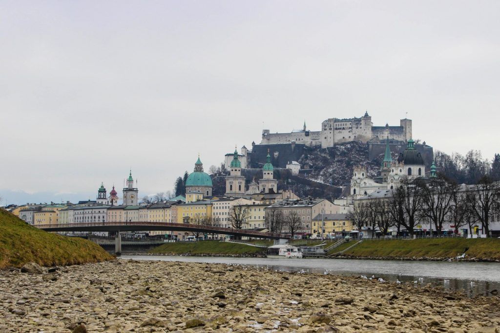 Perfect uitzicht op Salzburg