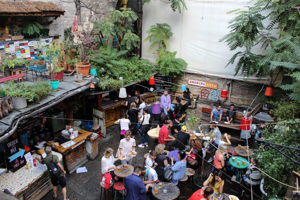 Szimpla kert in Boedapest