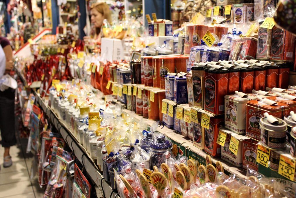 Paprika poeder Boedapest centrale markthal