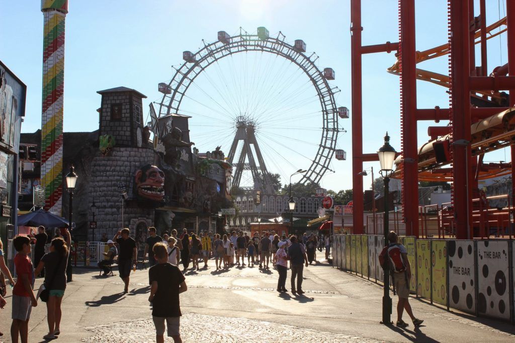 Reuzenrad Prater Wenen