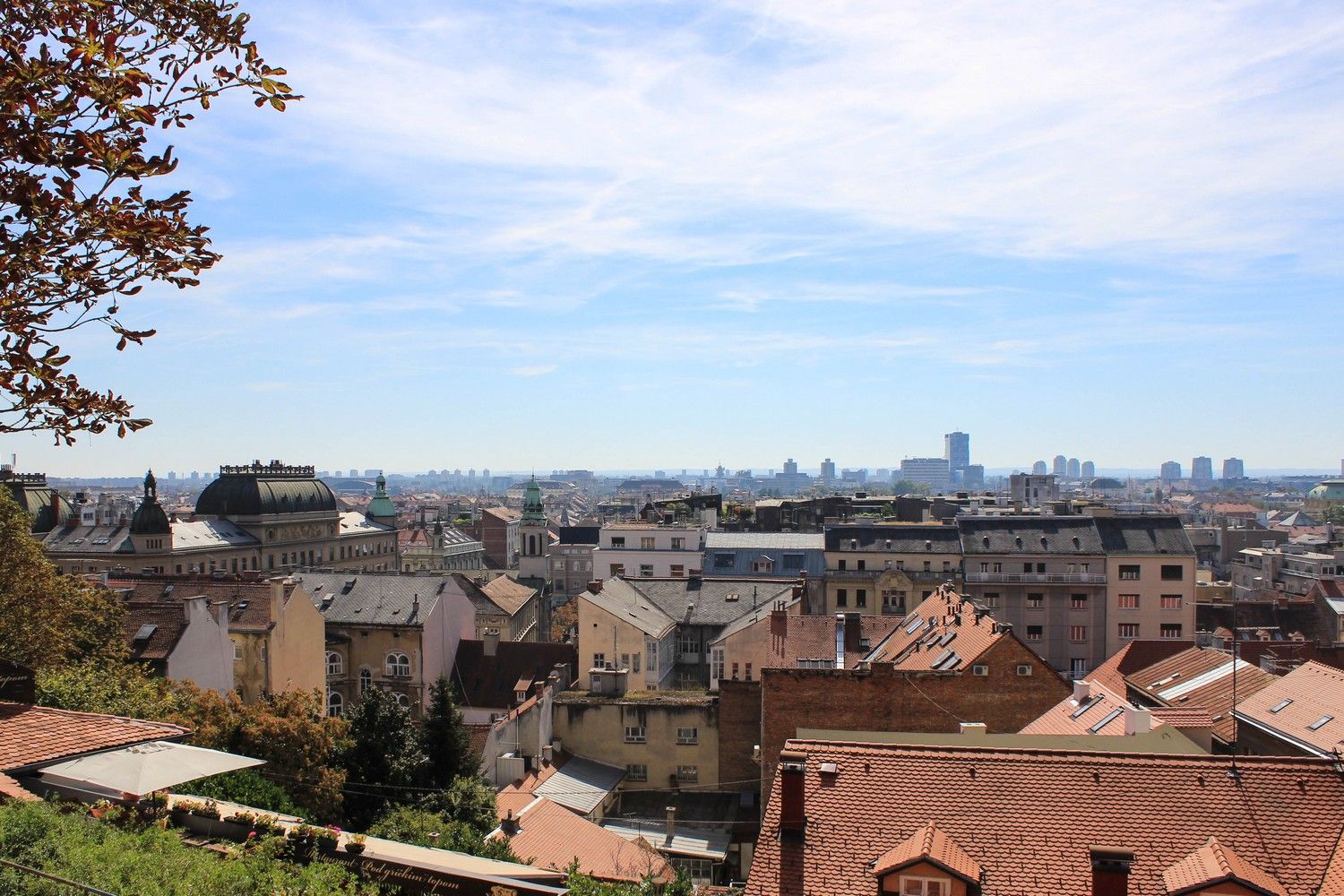 Zagreb uitzicht
