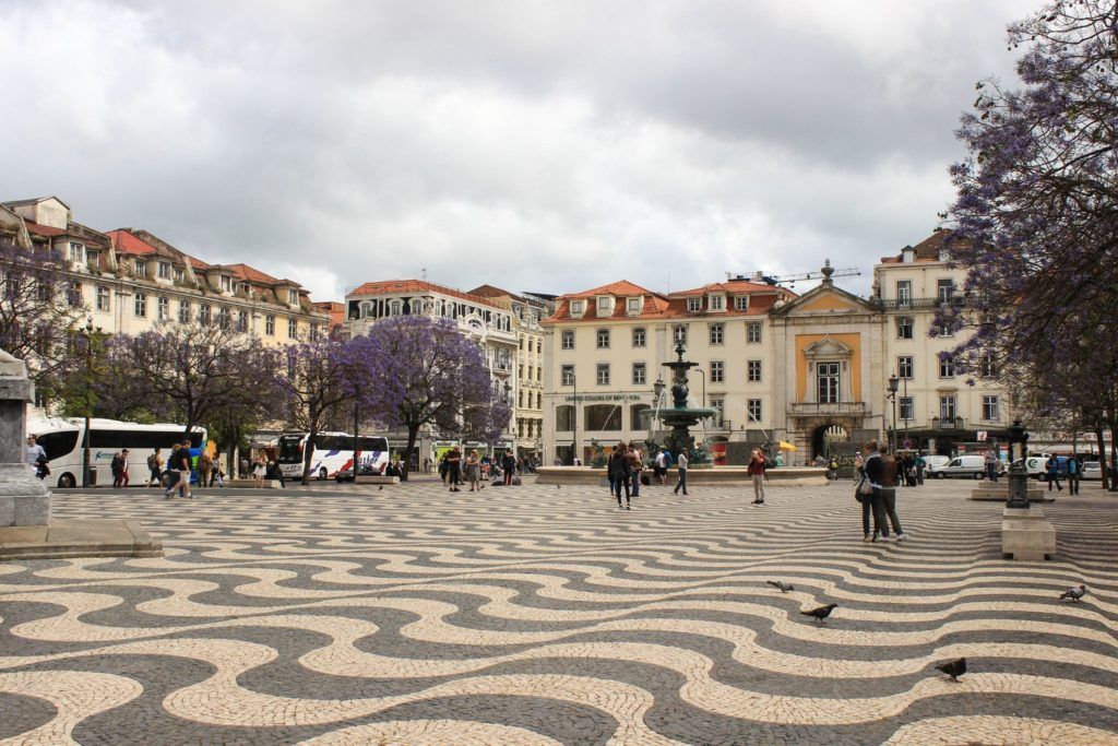 Praça de D. Pedro IV Rossio Lissabon