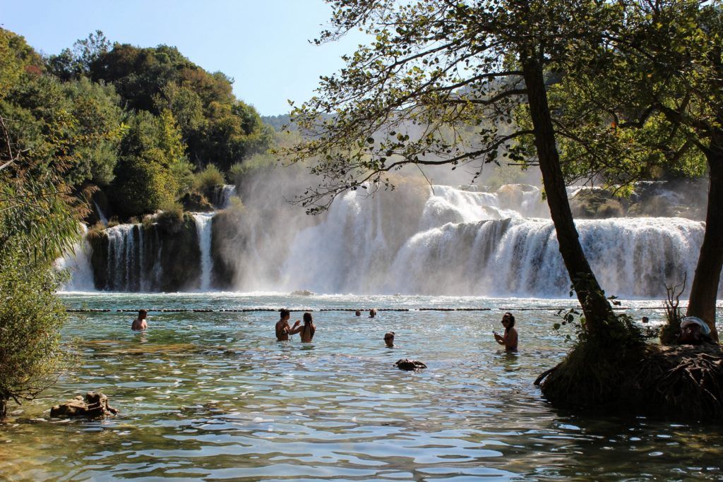 Skradinski Buk in het Krka Nationaal Park