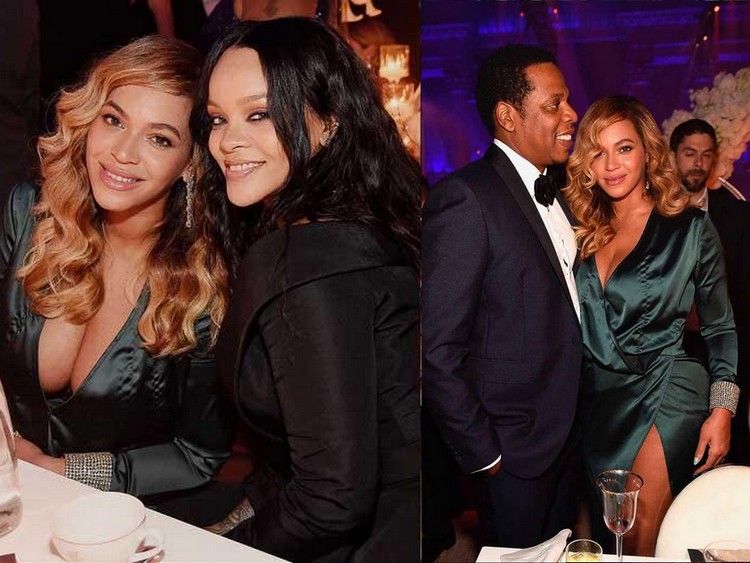 Beyoncé, Rihanna en Jay-Z bij het Annual Diamond Ball