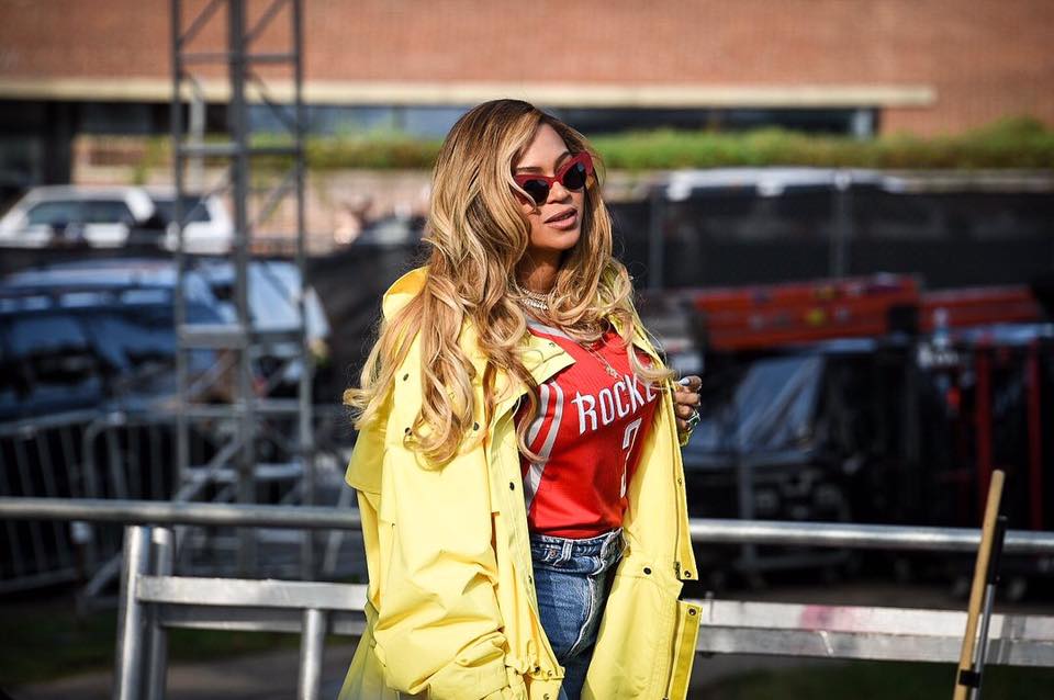 Beyoncé bij het Made in America festival