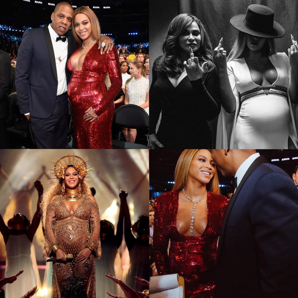 Beyoncé bij de Grammy Awards 2017