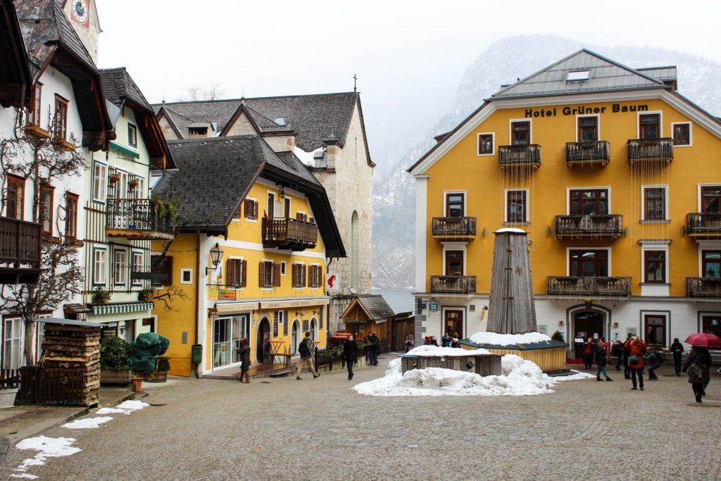 Marktplatz in Hallstatt