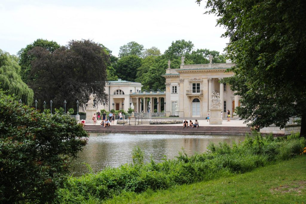 Het Lazienkipaleis in Warschau