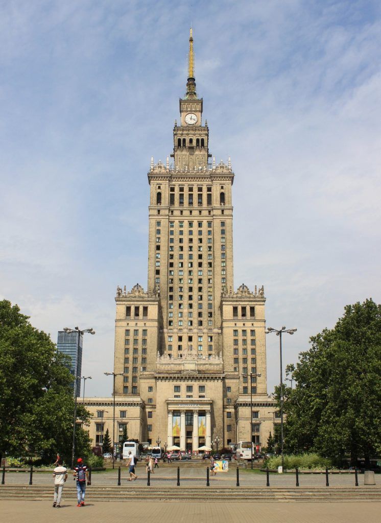 Paleis van de Cultuur en Wetenschappen in Warschau