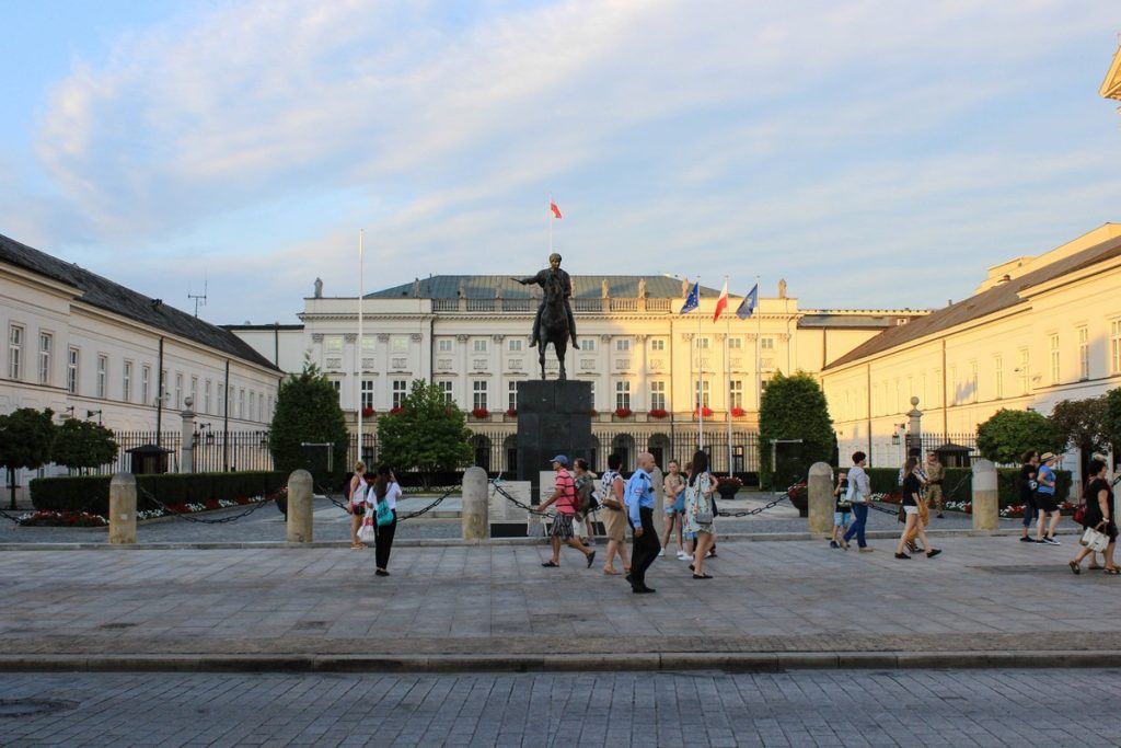 Het Presidentieel Paleis in Warschau