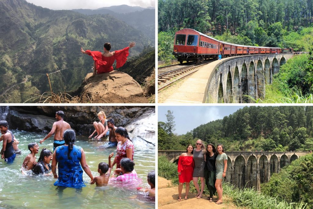 De Nine Arch Bridge, Little Adam's Peak en de Ravana Waterfalls in Ella