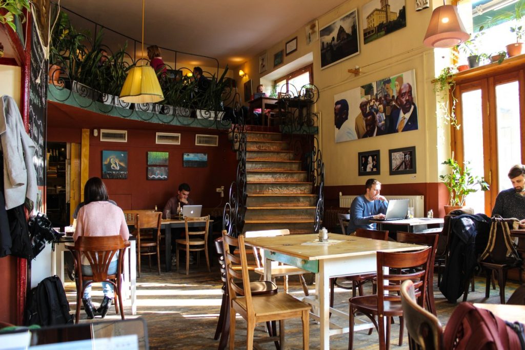 Café Csiga in Boedapest