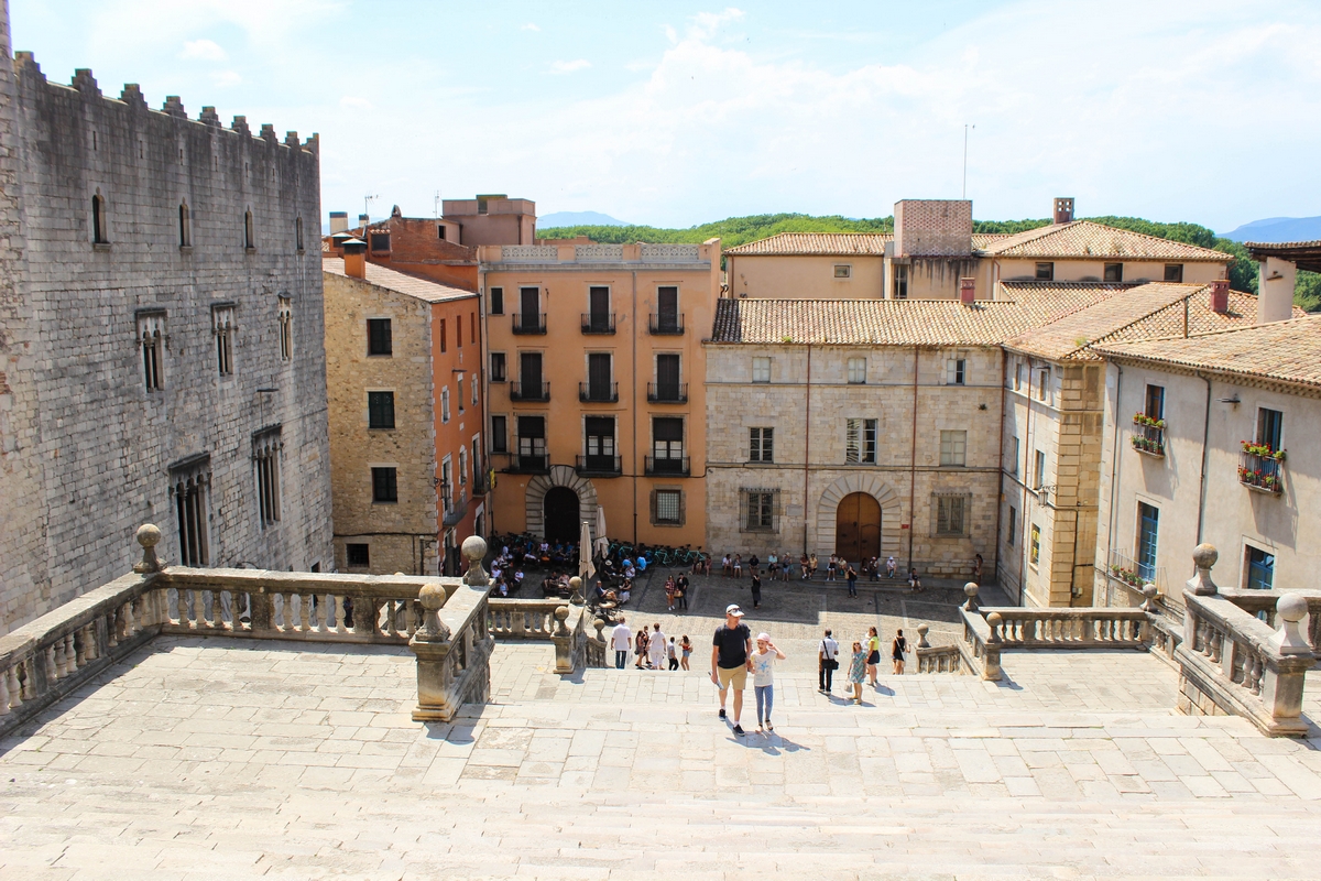 Uitzicht vanaf de Kathedraal van Girona