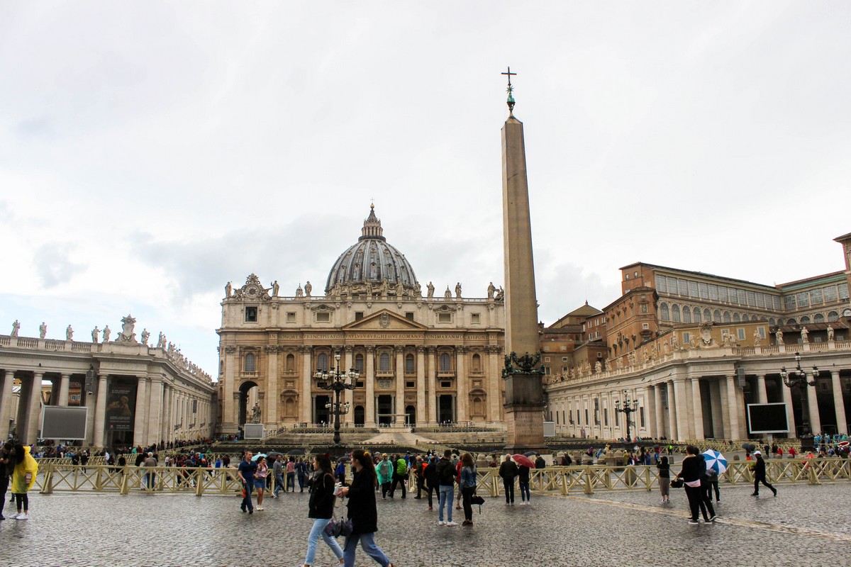 De Sint-Pietersbasiliek in Rome
