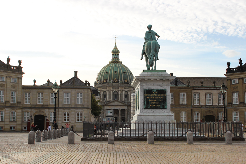 Frederikskerk en Amalienborg in Kopenhagen