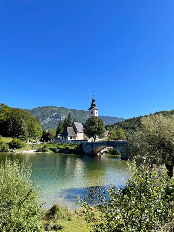 Meer Bohinj in Slovenië