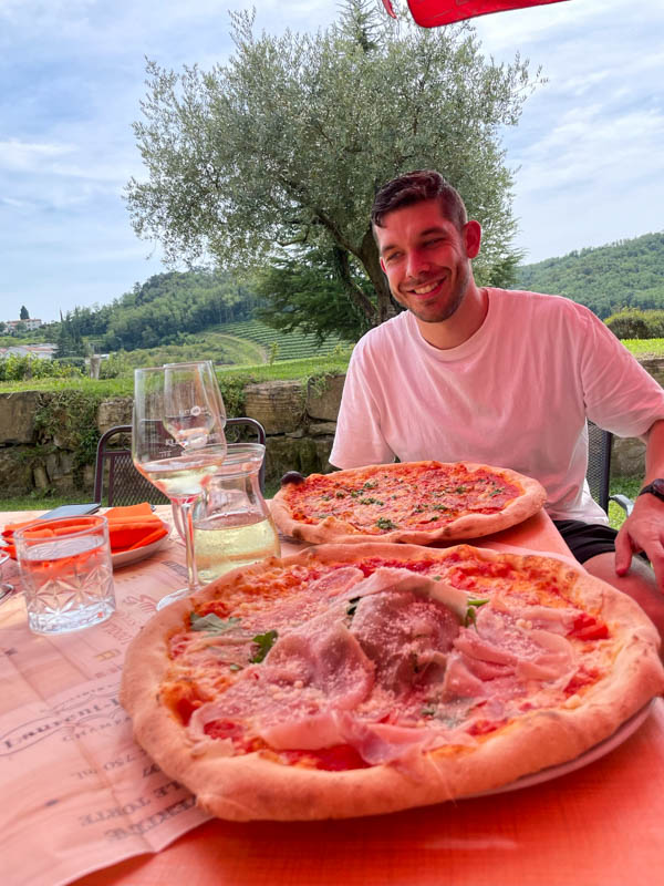 Pizza eten in Slovenië